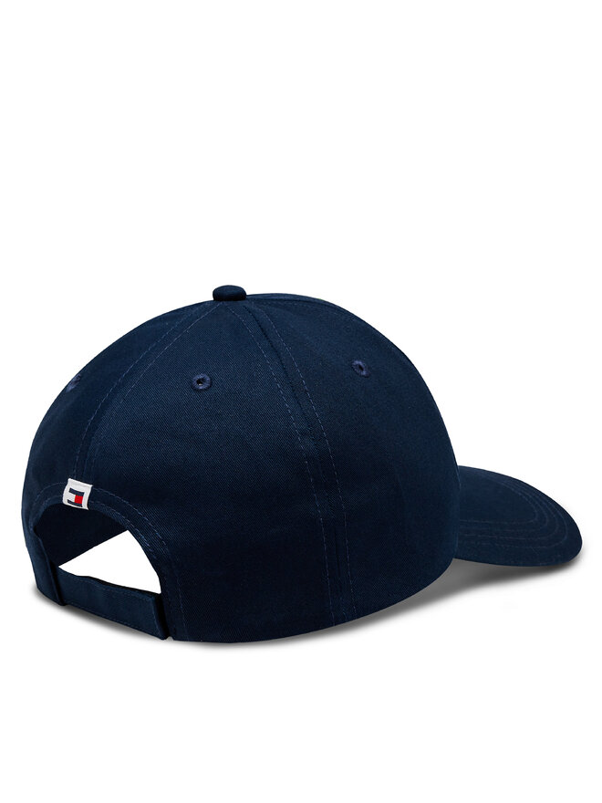 Tommy Jeans Czapka z daszkiem Tommy Jeans Linear Logo AW0AW15845 Granatowy