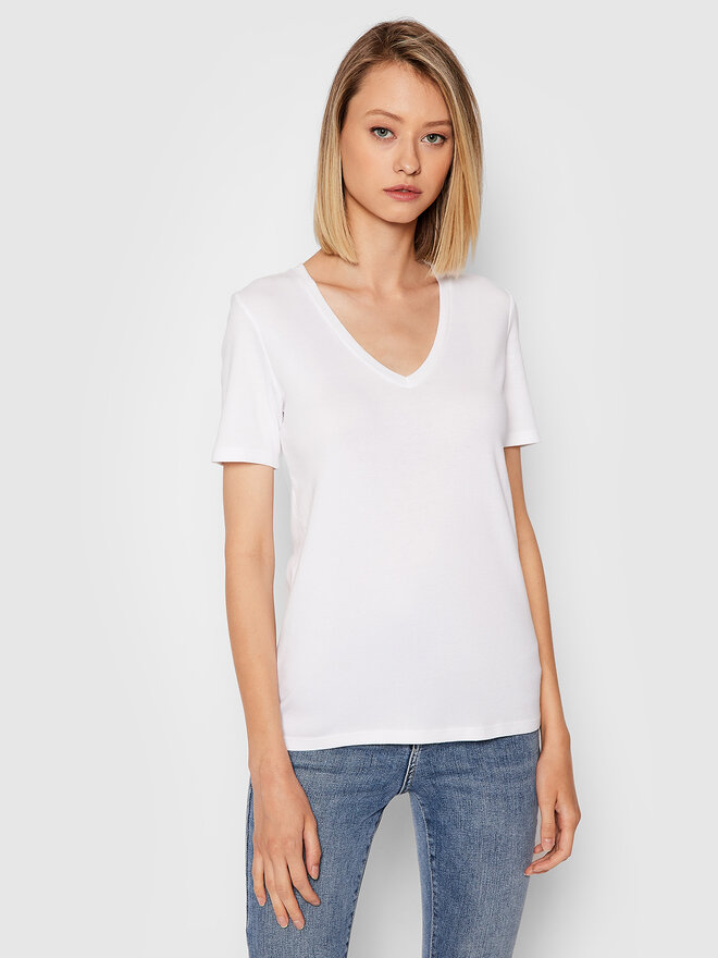 United Colors Of Benetton United Colors Of Benetton Marškinėliai 3GA2E4230 Balta Regular Fit