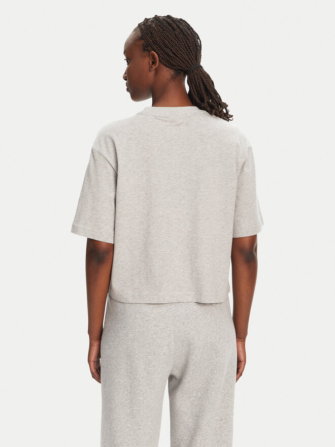 adidas adidas Póló Essentials Big Logo Boyfriend JG8738 Szürke Loose Fit