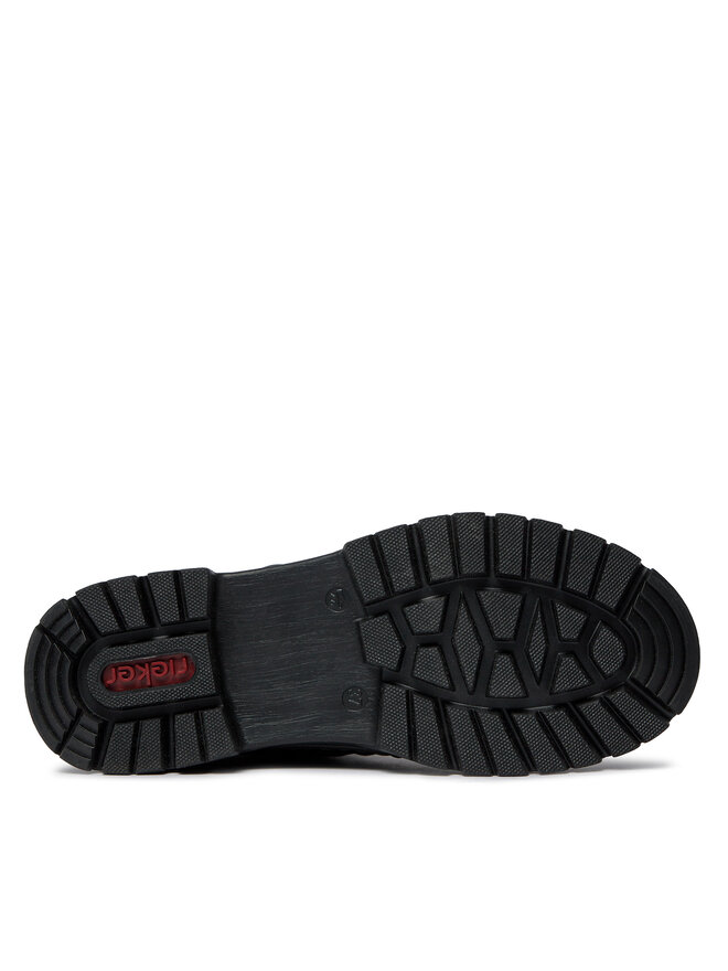 Rieker Schnürschuhe Rieker X8501-00 Schwarz
