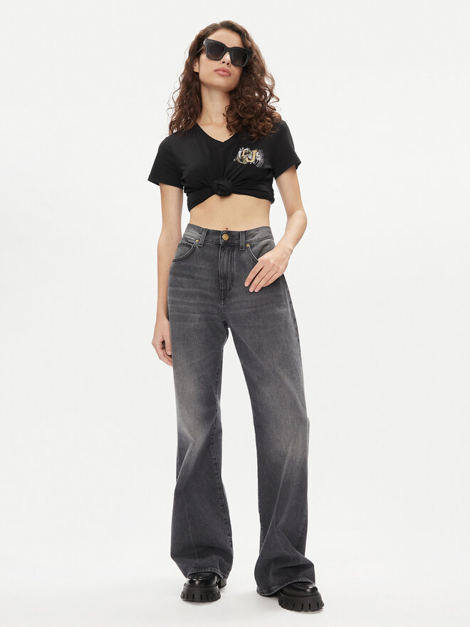 Liu Jo Liu Jo T-Shirt TA4203 JS003 Μαύρο Regular Fit