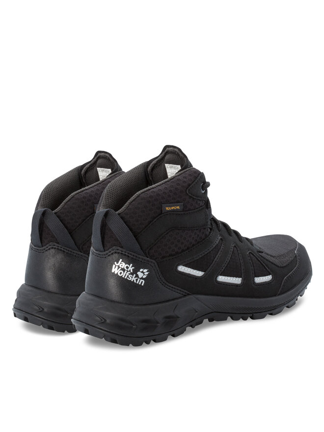 Jack Wolfskin Παπούτσια πεζοπορίας Jack Wolfskin Woodland 2 Texapore Mid W 4051331 Γκρι