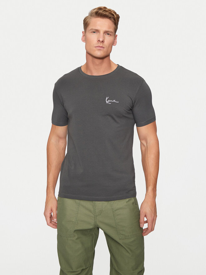 Karl Kani Karl Kani T-Shirt Small Signature 60300108 Μαύρο Slim Fit