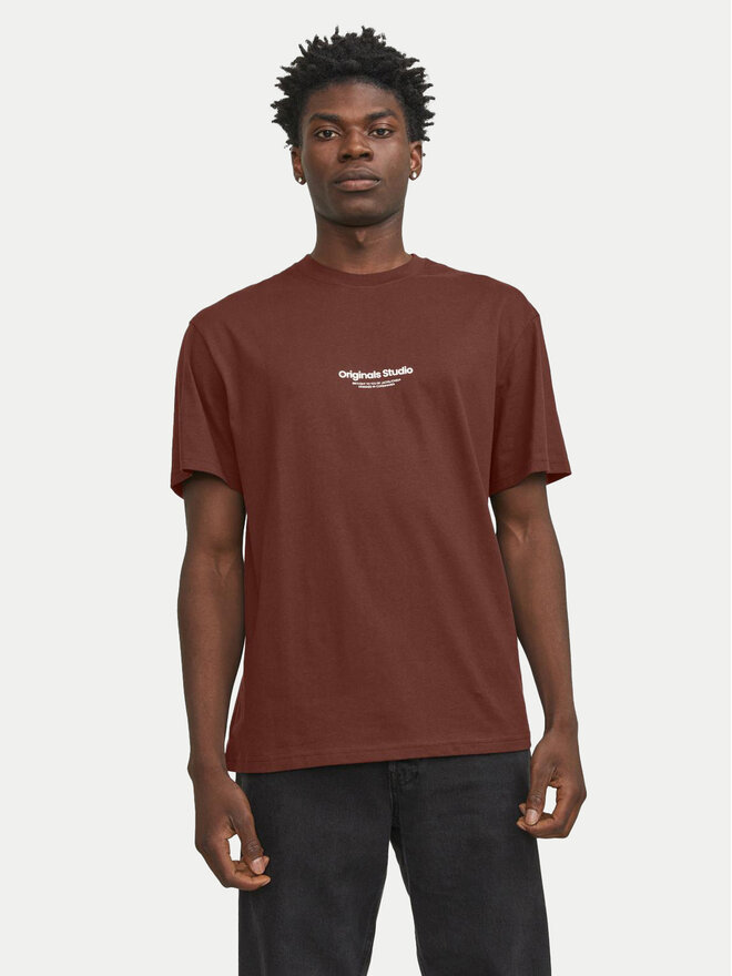 Jack&Jones Jack&Jones Camiseta Vesterbro 12240121 Marrón Relaxed Fit