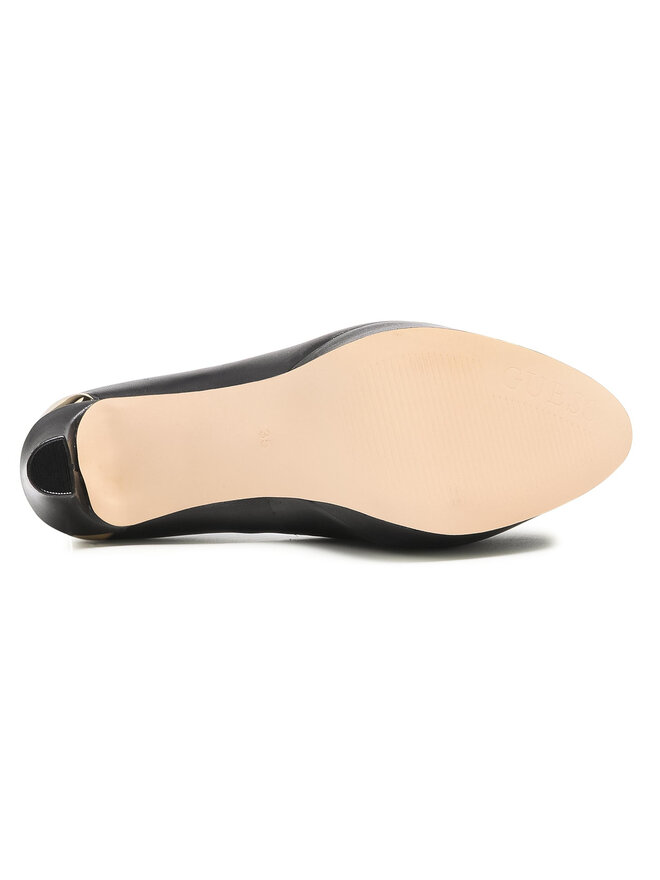 Guess Pantofi Guess Dearly FL5DRY LEA08 Negru