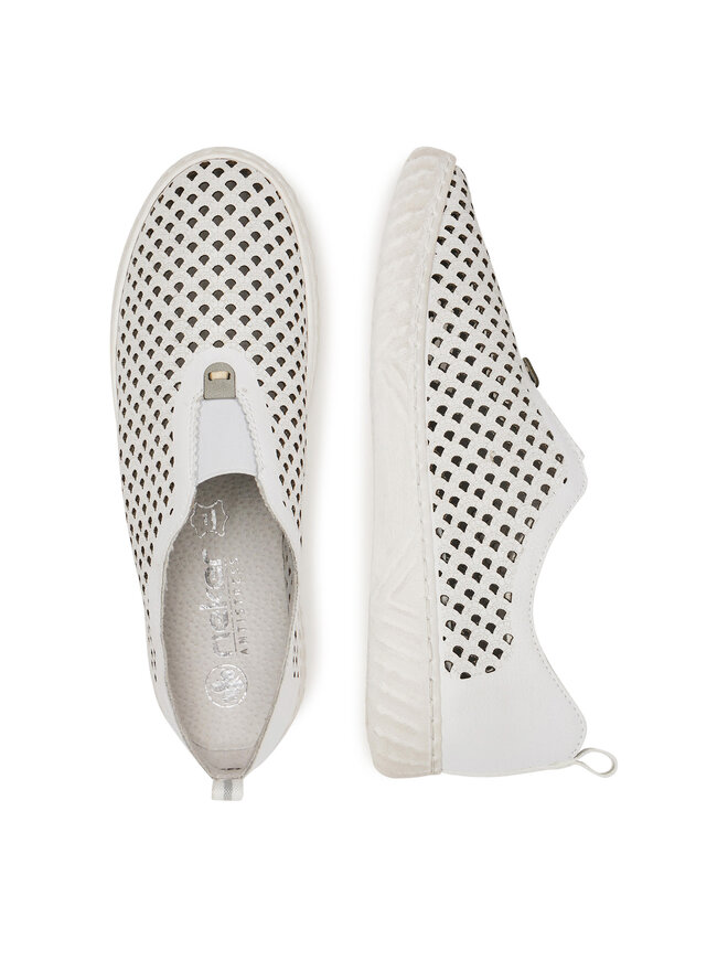 Rieker Halbschuhe Rieker N0965-80 Weiß