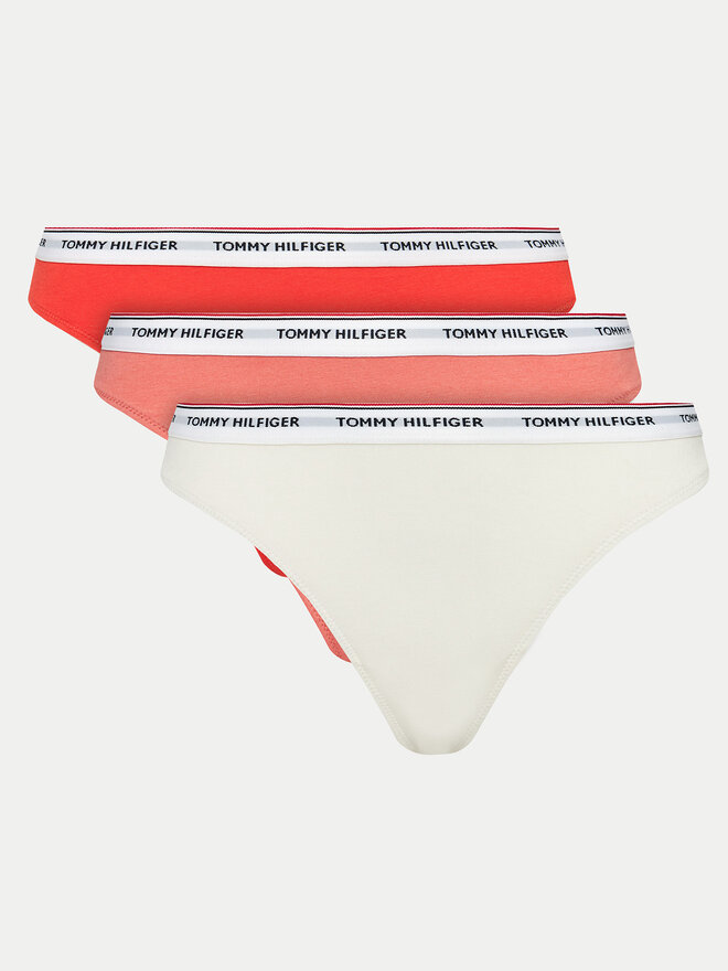 Tommy Hilfiger Tommy Hilfiger Σετ 3 τεμάχια στρίνγκ UW0UW04894 Έγχρωμο