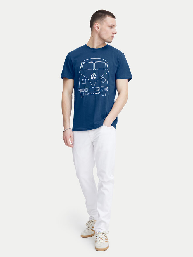 Blend Blend Camiseta 20716993 Azul Regular Fit