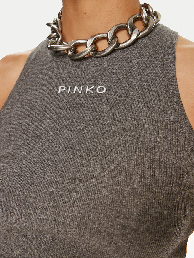 PINKO Pinko Топ Distinto 100822 A22X Сірий Regular Fit