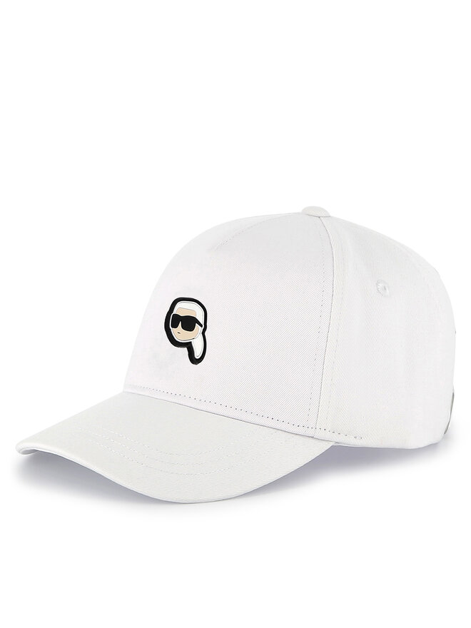 KARL LAGERFELD Czapka z daszkiem KARL LAGERFELD Z30398 Biały