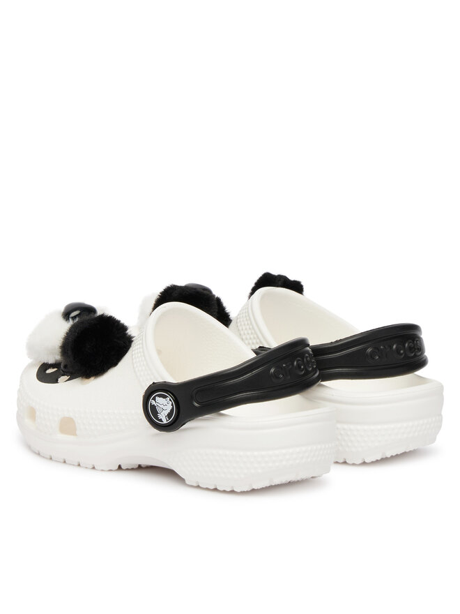 Crocs Pantoletten Crocs Classic IAM Panda Clog T 213838 Weiß