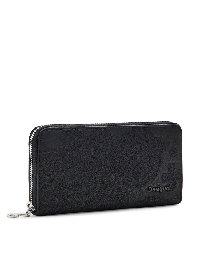 Desigual Cartera grande para mujer Desigual Dejavu Fiona 24WAYP21 Negro