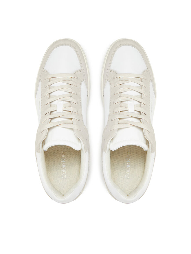 Calvin Klein Сникърси Calvin Klein Low Top Lace Up Repreve Mix HM0HM01802 Бял