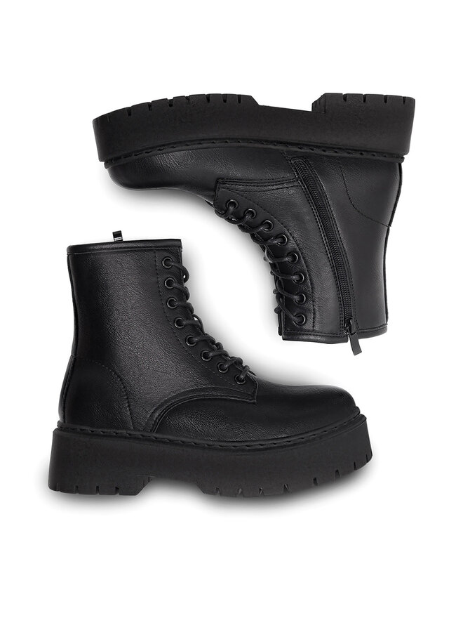 DeeZee Schnürschuhe DeeZee H120101-01 Schwarz
