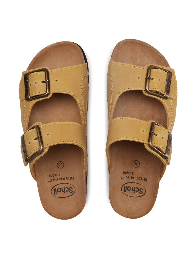 Scholl Παντόφλες Scholl Moldava Med 1061 MF23008 Κίτρινο