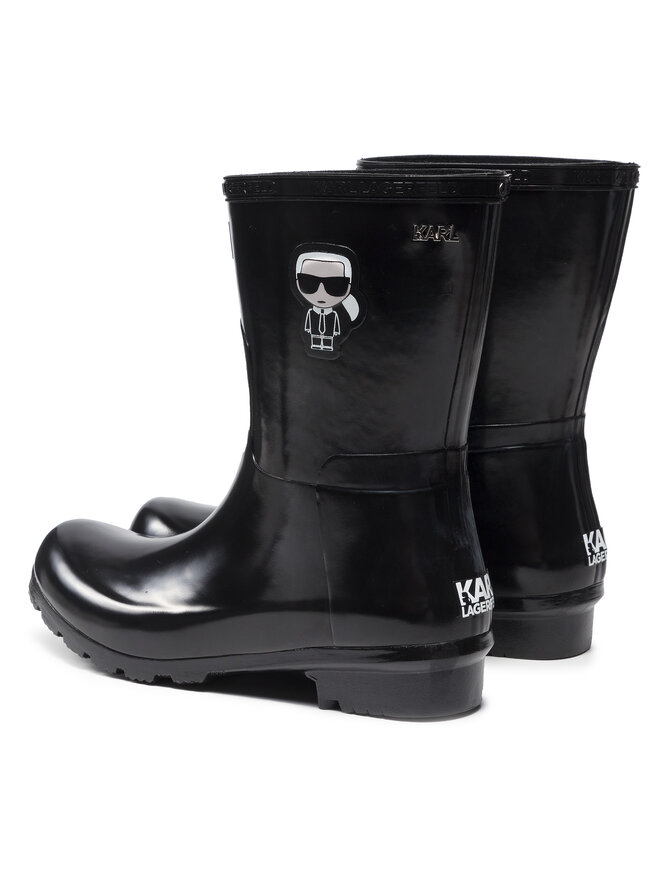 KARL LAGERFELD Гумові чоботи KARL LAGERFELD KL47073 Чорний