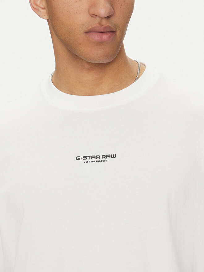 G-Star Raw G-Star Raw Marškinėliai Center D24780-C336 Balta Regular Fit