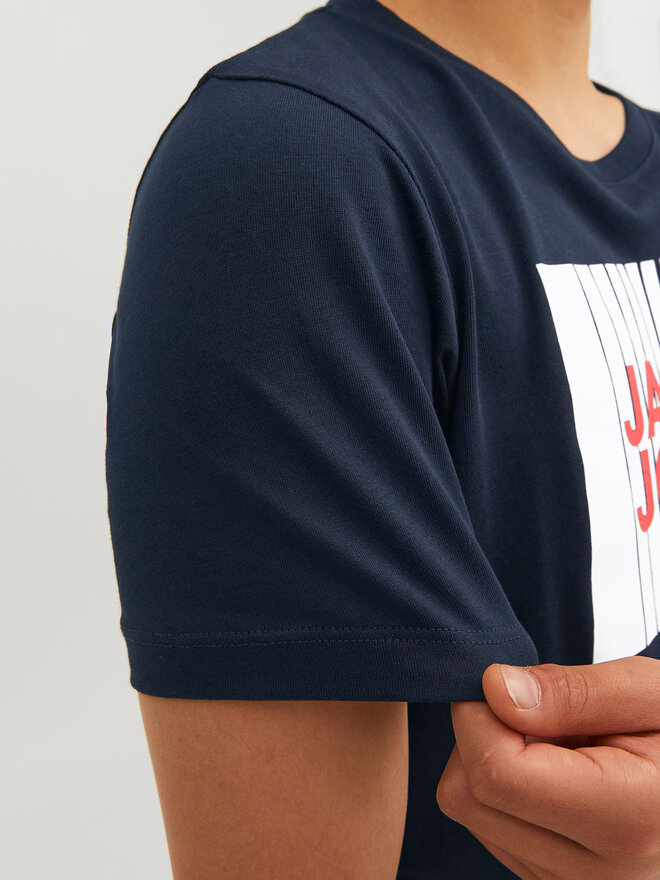 Jack&Jones Junior Jack&Jones Junior Póló 12237411 Sötétkék Regular Fit