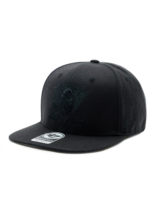 47 Brand Czapka z daszkiem 47 Brand NHL Anaheim Ducks No Shot '47 CAPTAIN H-NSHOT25WBP-BKJ Czarny