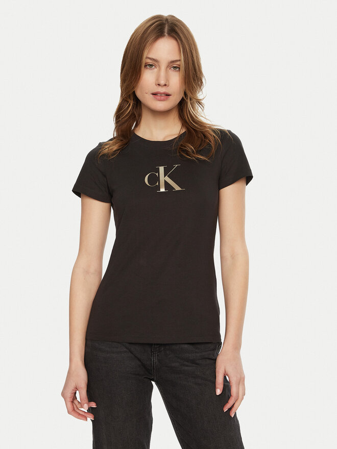 Calvin Klein Jeans Calvin Klein Jeans T-Shirt Gradient J20J224982 Schwarz Slim Fit