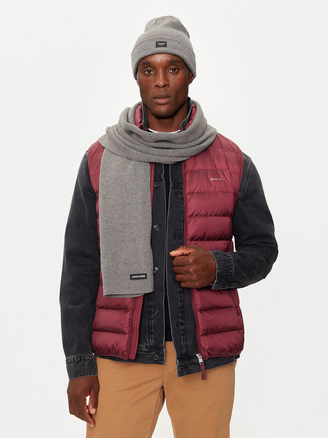 Jack&Jones Набір Шарф і Шапка Jack&Jones 12102728 Сірий