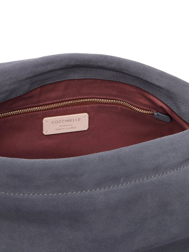 Coccinelle Handtasche Coccinelle V9G Coccinelleldia Suede Bim E1 V9G 13 03 01 Grau