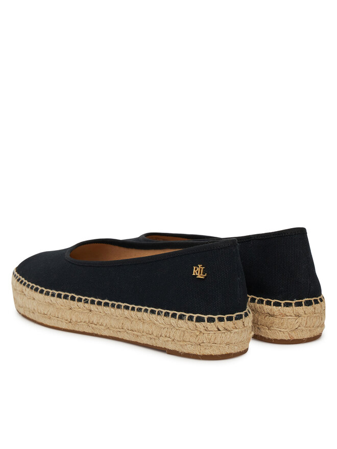 LAUREN RALPH LAUREN Espadrilles LAUREN RALPH LAUREN Luize 802959187001 Fekete