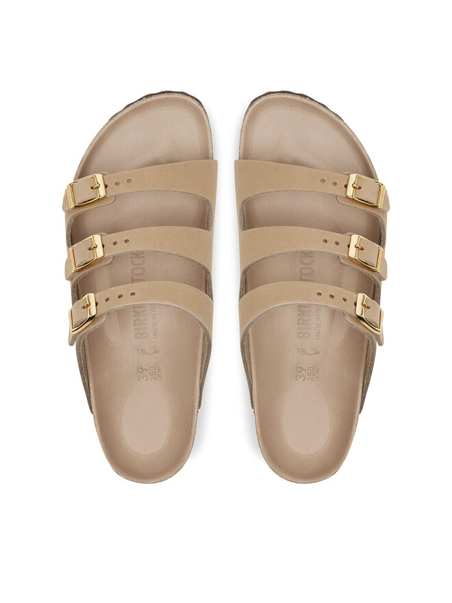 Birkenstock Pantoletten Birkenstock Florida Fresh 1029480 Beige