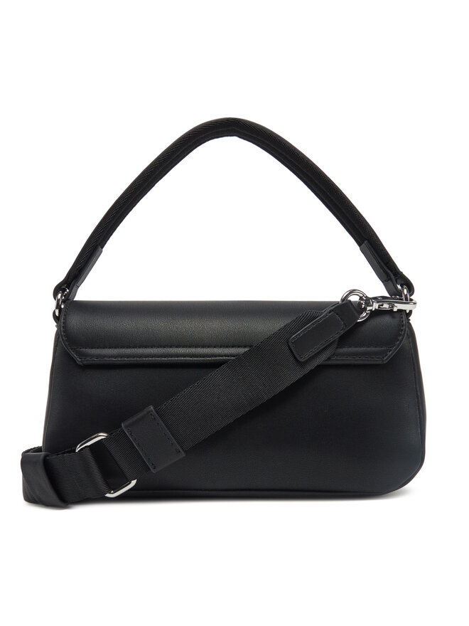 Tommy Jeans Handtasche Tommy Jeans Tjw Everywhere Flap Crossover AW0AW17391 Schwarz