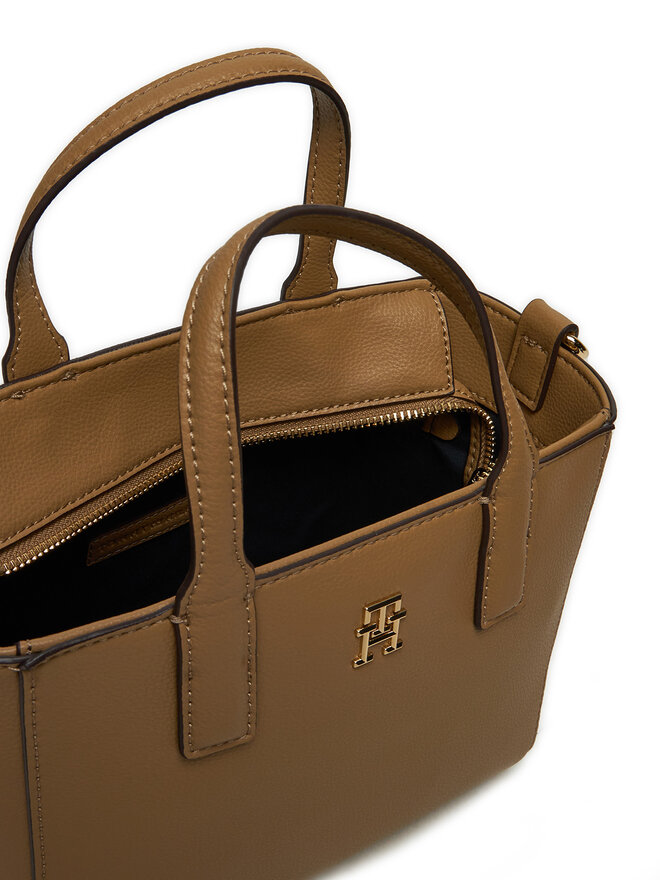 Tommy Hilfiger Ročna torba Tommy Hilfiger AW0AW16907 Rjava
