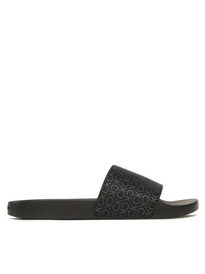 Calvin Klein Pantoletten Calvin Klein Pool Slide Mono HM0HM00963 Schwarz