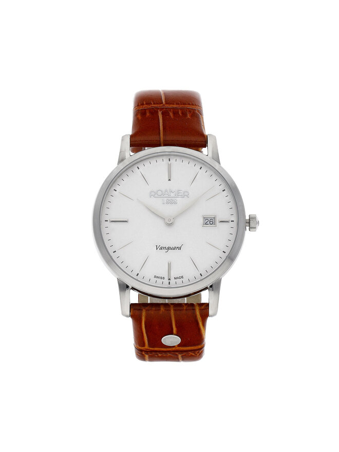 Roamer Годинник Roamer Vanguard Slim Line 979809 41 25 09 Коричневий
