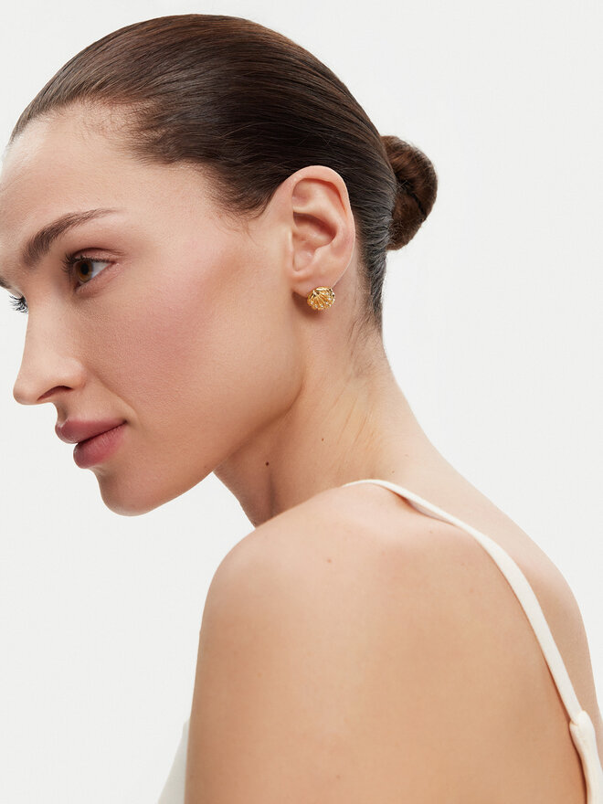 Guess Σκουλαρίκια Guess JUBE05 136JW Χρυσό