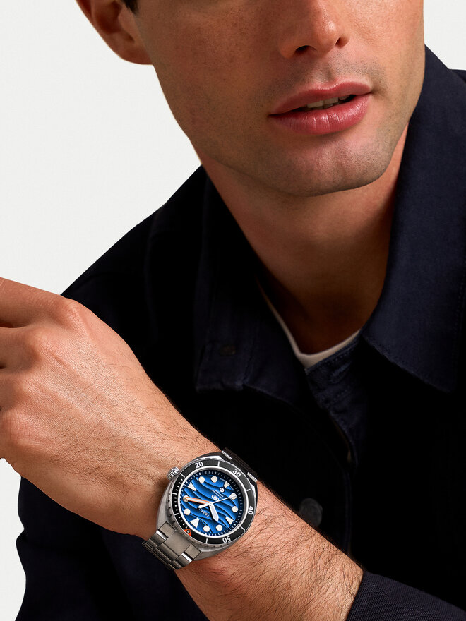 Fossil Laikrodis Fossil Breaker FS6064 Mėlyna