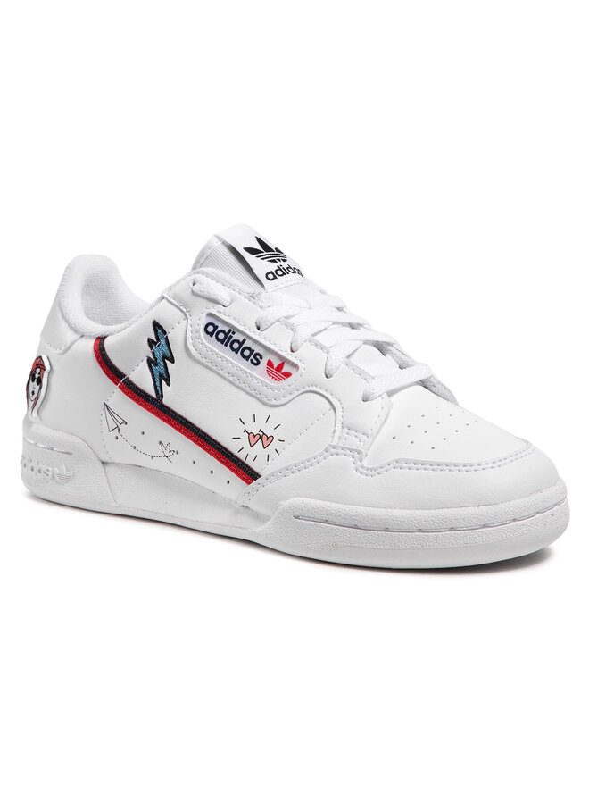 Sneakers adidas Continental 80 J FX6067 Blanc chaussures