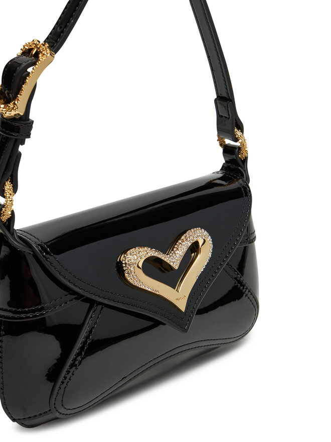 PINKO Bolso PINKO 520 Shoulder Baby Fl AI 24-25 PLTT 103764 A1UP Negro