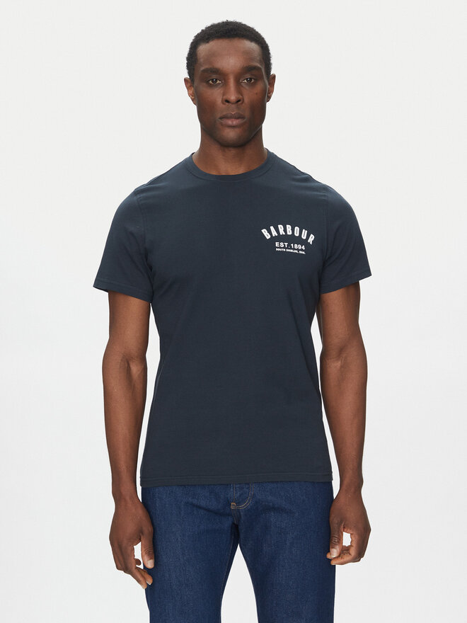 Barbour Barbour T-shirt Preppy MTS0502NY31 Tamnoplava Tailored Fit