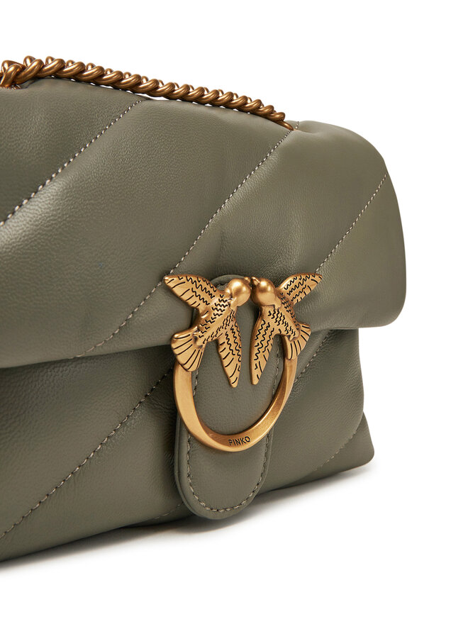 PINKO Handtasche PINKO Love Puff Mini Cl PE 25 PLTT 100039 A0F2 Grün