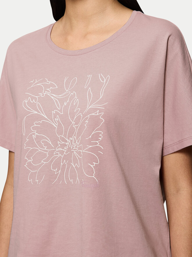 Triumph Triumph Pizsama felső Mix & Match 10218281 Rózsaszín Relaxed Fit