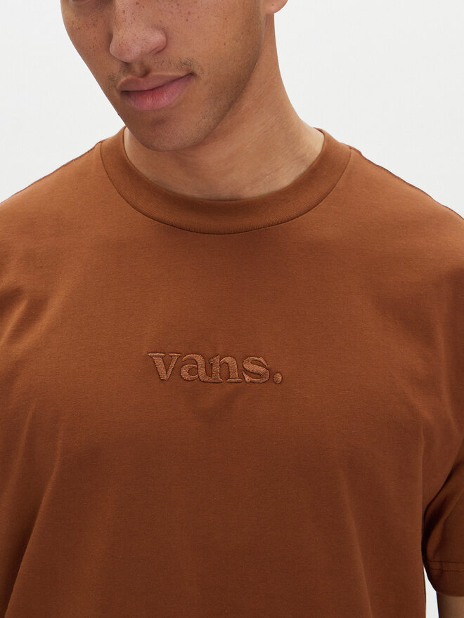 Vans Vans T-Shirt Essential VN000HPZ Καφέ Loose Fit
