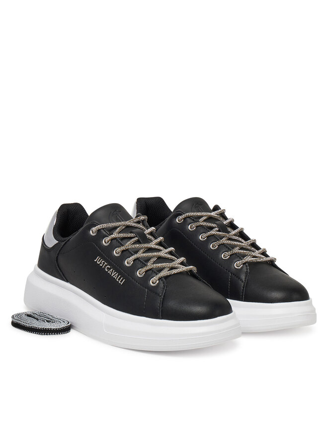 Just Cavalli Sneakersy Just Cavalli 78RA3SB1 ZPA86 Czarny