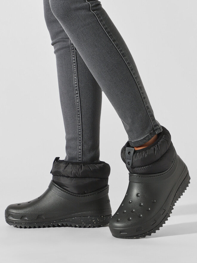 Crocs Stiefeletten Crocs Classic Neo Puff Shorty Boot W 207311 Schwarz