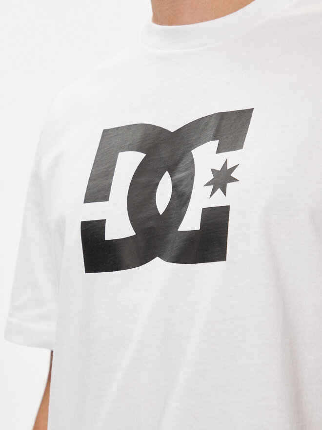 DC Shoes DC Shoes T-Shirt Star Hss ADYZT05373 Weiß Relaxed Fit