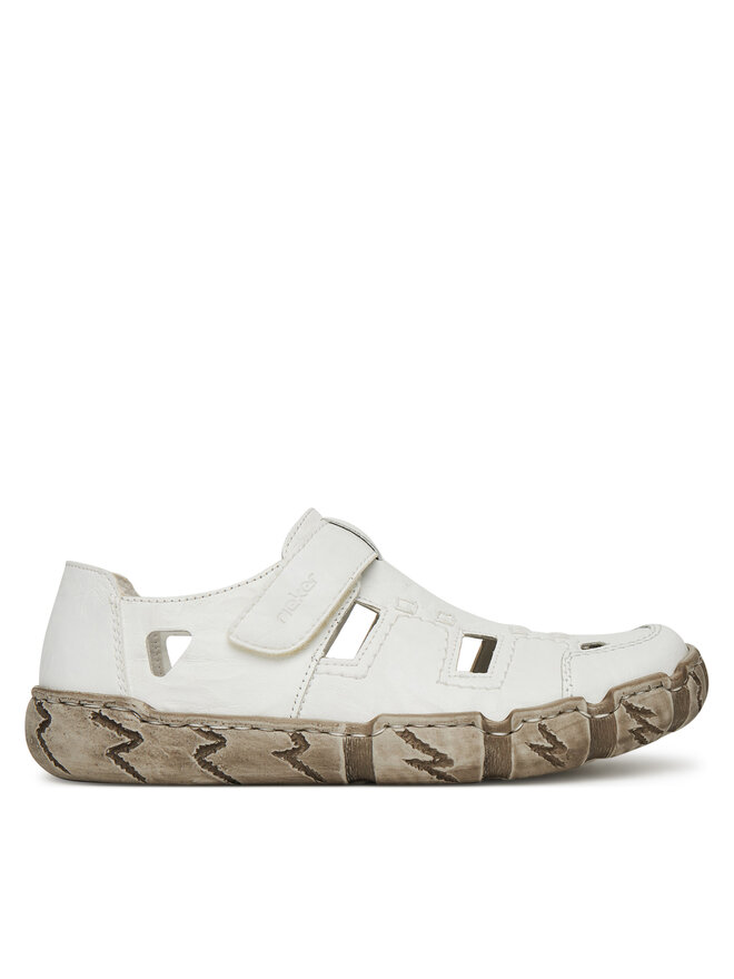 Rieker Pantofi Rieker L0362-80 Alb