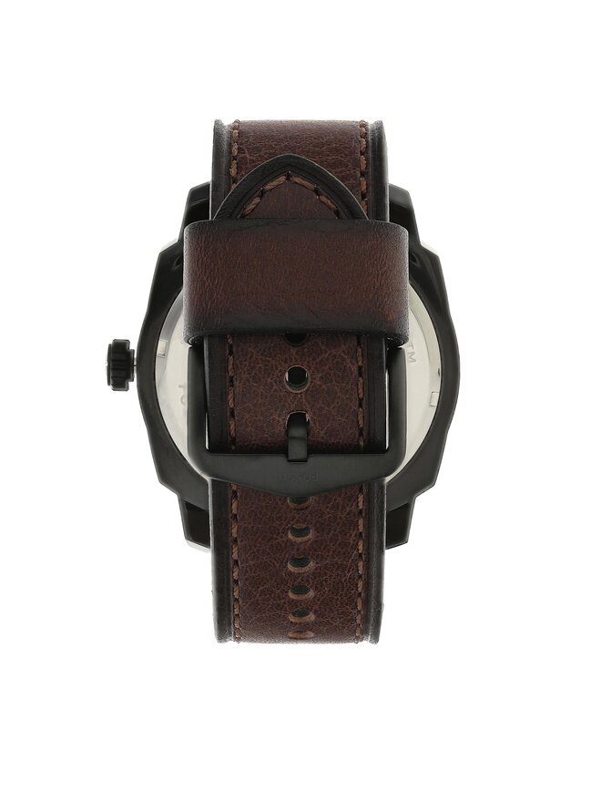 Fossil Годинник Fossil Machine FS5972 Коричневий