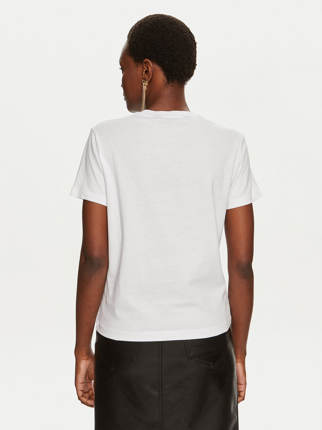 Just Cavalli Just Cavalli T-Shirt 76PAHG12 Λευκό Regular Fit