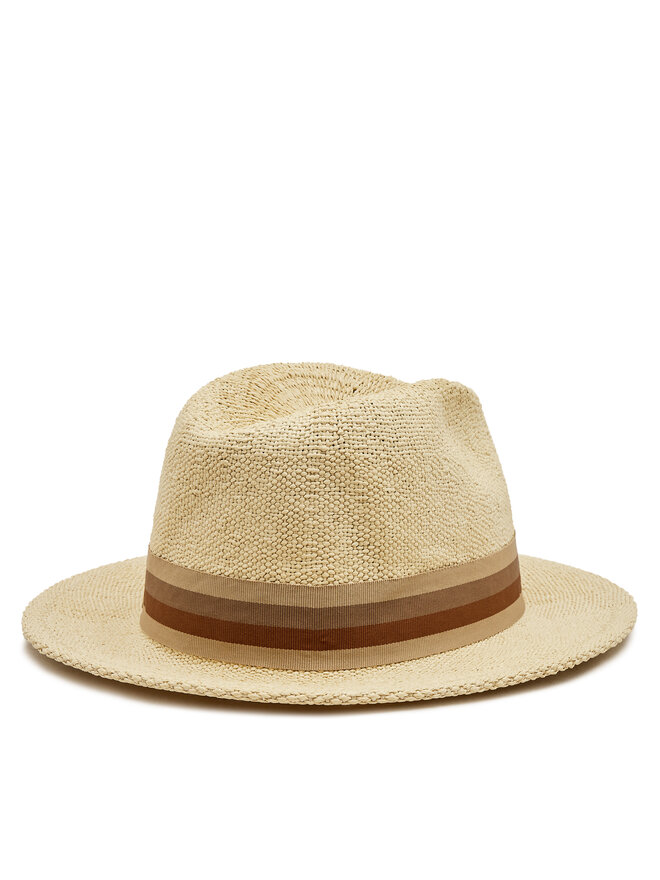 Brixton Hut Brixton Roma Straw Fedora 11614 Braun