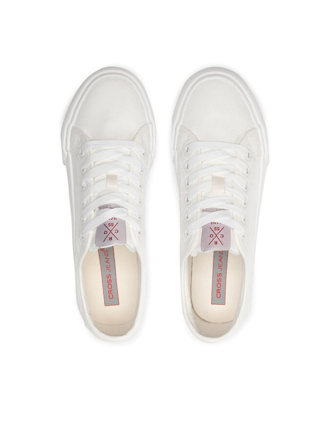Cross Jeans Sneakers aus Stoff Cross Jeans JJ2R4050C Weiß