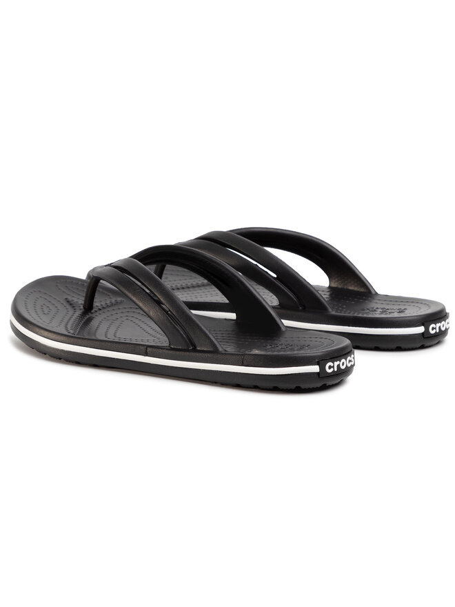 Crocs Zehentrenner Crocs Crocband Flip W 206100 Schwarz