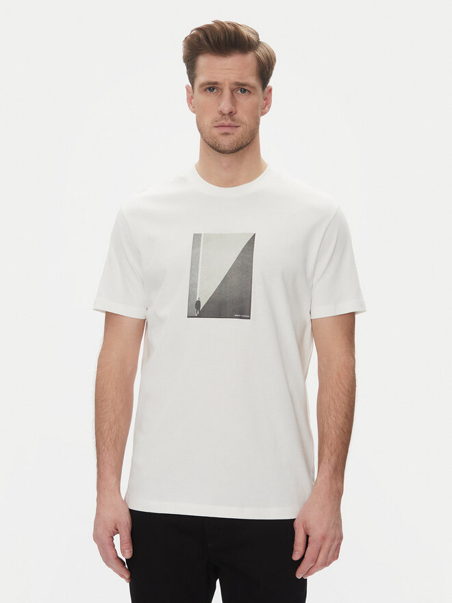 Armani Exchange Armani Exchange Camiseta XM000753 AF10361 U0009 Blanco Regular Fit